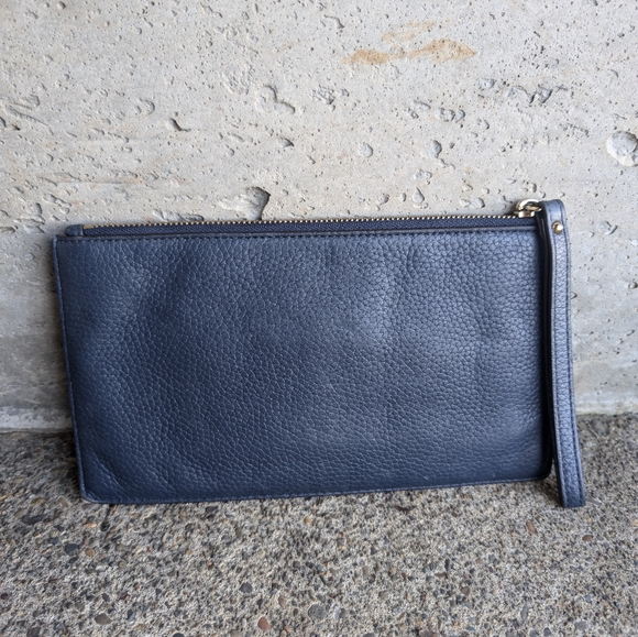 Michael Kors Denim & Leather Wristlet - Picture 5 of 14